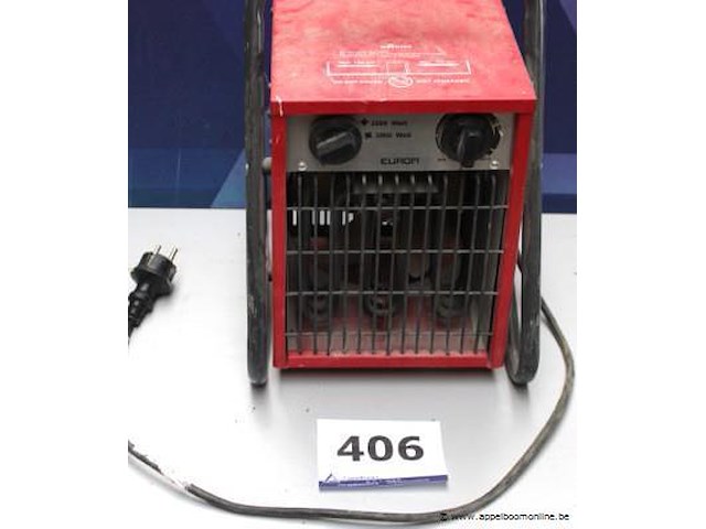 Heteluchtblazer eurom 3000w, werking niet gekend - afbeelding 1 van  2