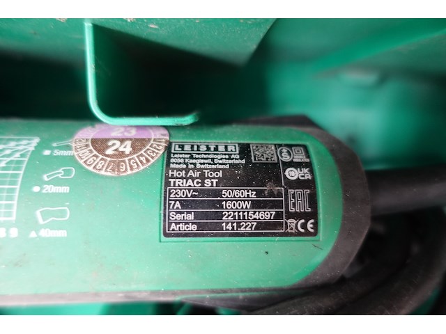 Heteluchtblazer leister - afbeelding 2 van  2