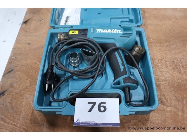 Heteluchtblazer makita hg5030, 1500w, werking niet gekend - afbeelding 1 van  3
