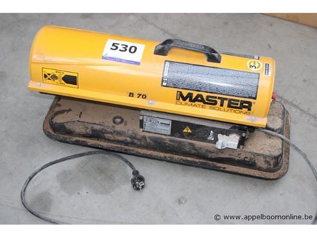 Heteluchtblazer master b70, werking niet gekend - afbeelding 1 van  3