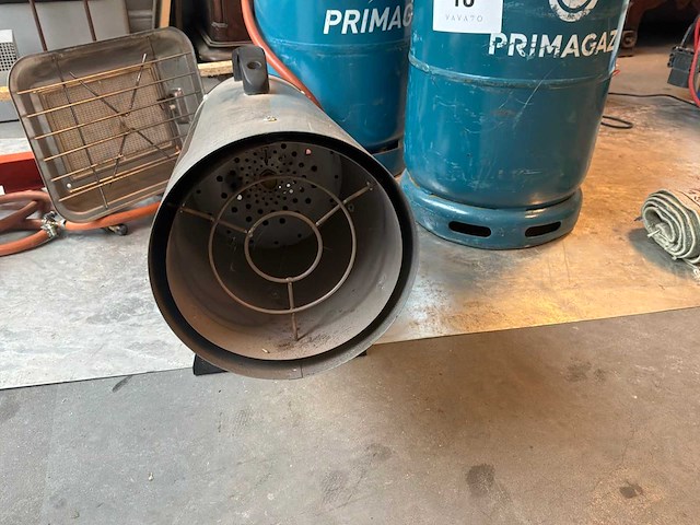 Heteluchtkanon + chauffagiste (2x) - afbeelding 2 van  12