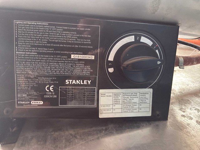 Heteluchtkanon + chauffagiste (2x) - afbeelding 3 van  12