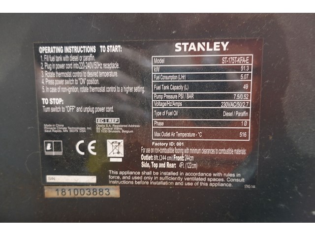Heteluchtkanon stanley - afbeelding 6 van  6