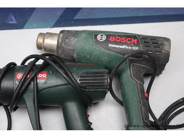 Heteluchtpistool - metabo - he 2000 heteluchtpistool - bosch - universalheat 600 - afbeelding 2 van  2