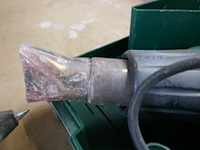 Heteluchtpistool + bandschuurmachine - afbeelding 3 van  5