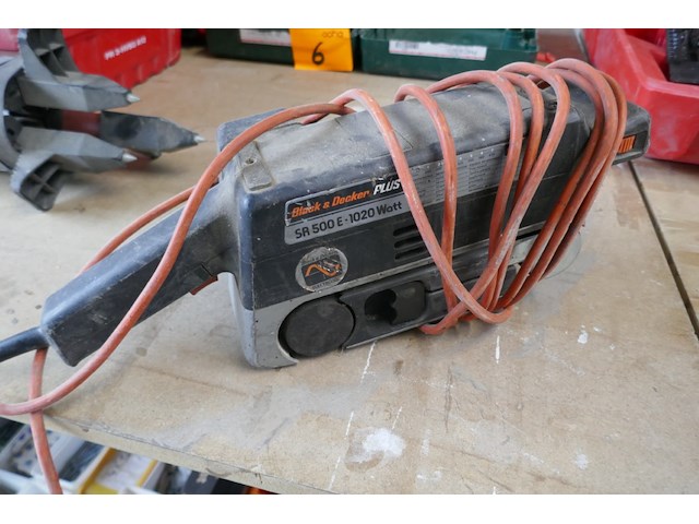 Heteluchtpistool + bandschuurmachine - afbeelding 4 van  5