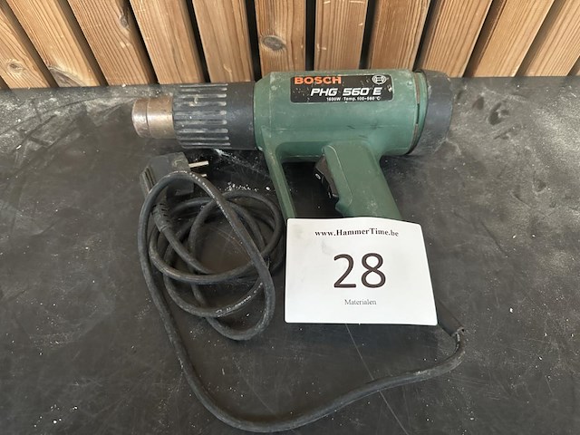 Heteluchtpistool bosch phg 560 e - afbeelding 1 van  1