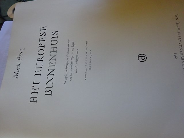 Heteuropese binnenhuis mario praz 1965 - afbeelding 1 van  4