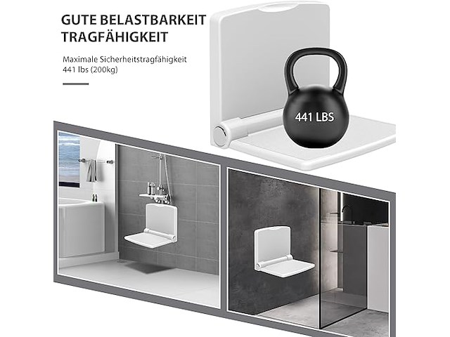 Heuffe opvouwbaar douchezitje - afbeelding 3 van  3