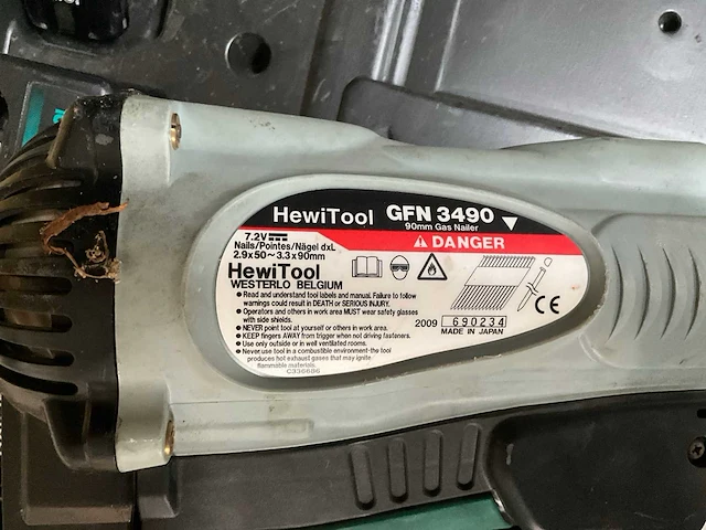 Hewitool gfn 3490 gas accu spijkerpistool - afbeelding 4 van  7