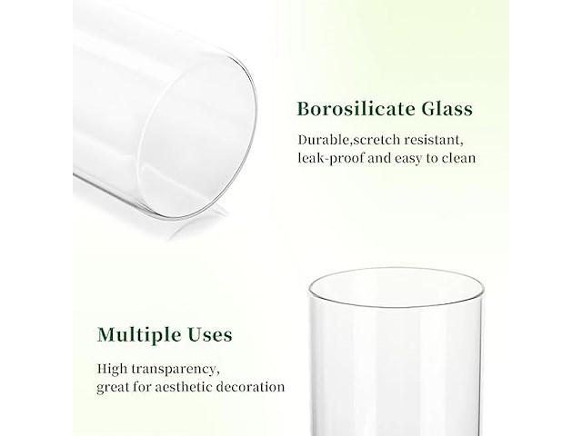 Hewory glazen bloemenvaas (30 stuks) - afbeelding 3 van  5