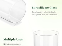 Hewory glazen bloemenvaas (30 stuks) - afbeelding 3 van  5