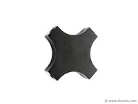 Hexa led wandlamp sw 2322 . 4w . ip54 . zwart (x2) - afbeelding 2 van  4