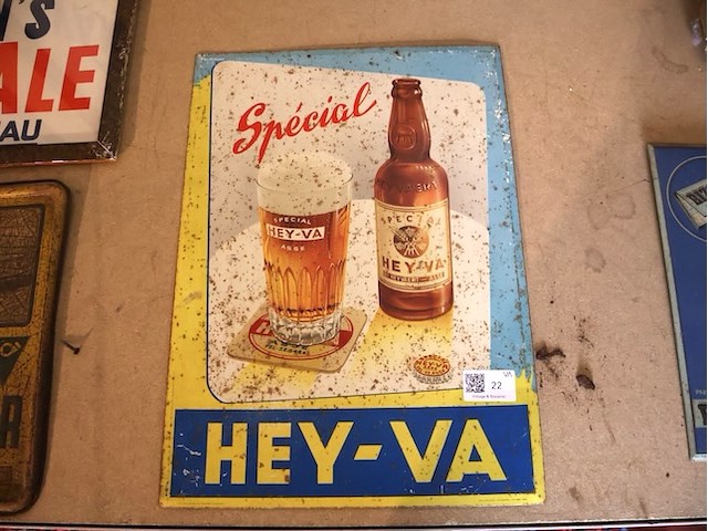 Hey-va blikken bord - afbeelding 1 van  5