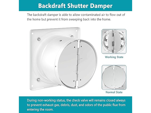 Hg power afvoerventilator (150mm) - afbeelding 3 van  4