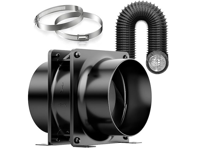 Hg power axiale buisventilator 100 mm - afbeelding 1 van  6