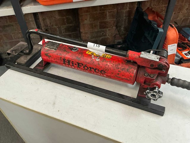 Hi-force hp227fp hydraulische voetpomp - afbeelding 2 van  6