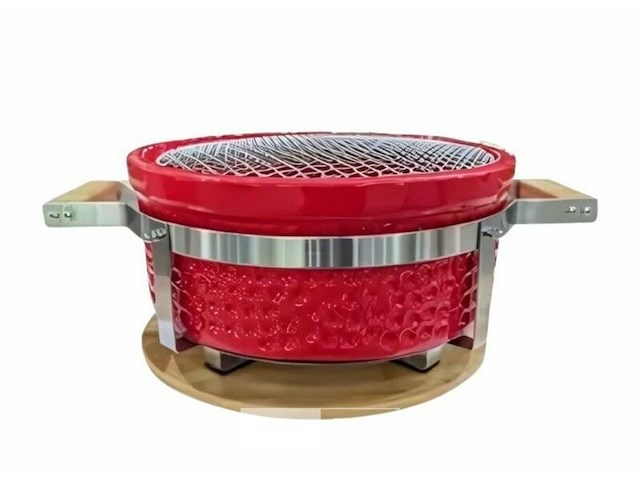 Hibachi rounda rood - afbeelding 1 van  1