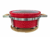 Hibachi rounda rood - afbeelding 1 van  1