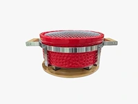 Hibachi rounda rood