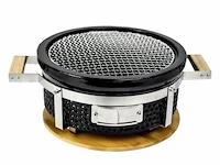 Hibachi rounda zwart