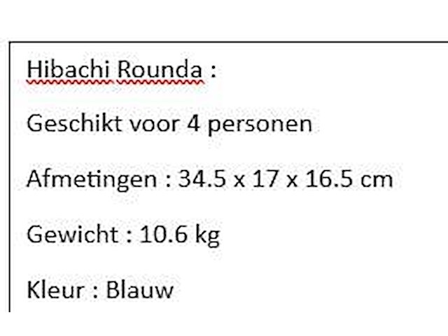 Hibachi rounda - afbeelding 2 van  2