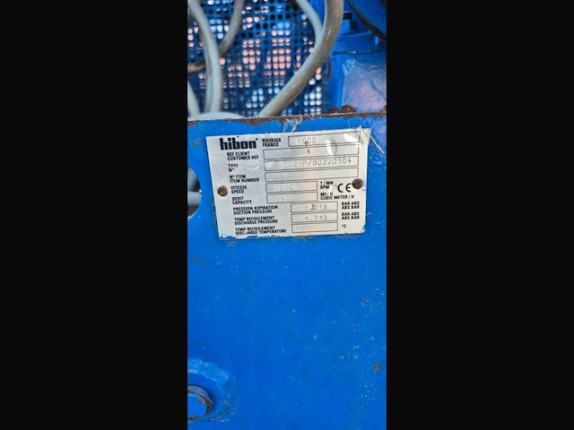 Hibon 95 1.02 p / 90220104 luchtblazer voor pneumatisch transport - afbeelding 4 van  9