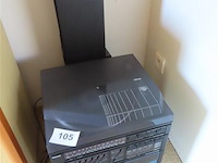 Hifi keten met 2 boxen, werking onbekend - afbeelding 1 van  3