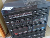 Hifi keten met 2 boxen, werking onbekend - afbeelding 2 van  3
