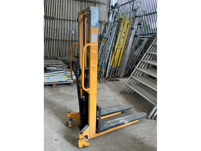 High stacker hand hydraulische hoogheffer - afbeelding 4 van  8