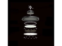 Highbay ufo 100w - dimbaar - koud wit 6500k x (8) - afbeelding 7 van  9