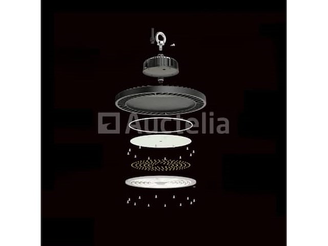 Highbay ufo 100w - pro design smd - dimbaar - koud wit 6500k x (20) - afbeelding 2 van  9