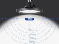 Highbay ufo 100w - pro design smd - dimbaar - koud wit 6500k x (20) - afbeelding 2 van  9