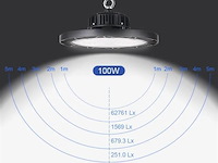 Highbay ufo 100w - pro design smd - dimbaar - koud wit 6500k x (20) - afbeelding 2 van  9