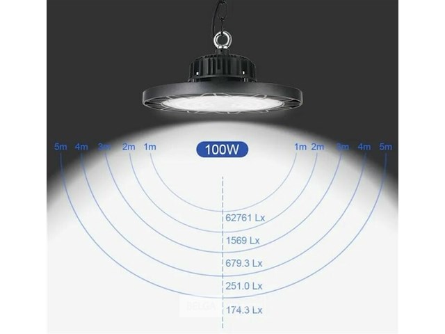 Highbay ufo 100w - pro design smd - dimbaar - koud wit 6500k x (20) - afbeelding 4 van  10