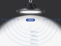 Highbay ufo 100w - pro design smd - dimbaar - koud wit 6500k x (40) - afbeelding 2 van  9