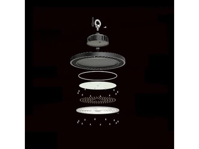 Highbay ufo 100w - pro design smd - dimbaar - koud wit 6500k x (4) - afbeelding 5 van  8