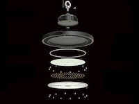 Highbay ufo 100w - pro design smd - dimbaar - koud wit 6500k x (4) - afbeelding 8 van  10