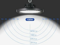 Highbay ufo 100w - pro design smd - dimbaar - koud wit 6500k x (8) - afbeelding 7 van  10
