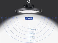 Highbay ufo 150w - pro design smd - dimbaar - koud wit 6500k x (40) - afbeelding 3 van  9