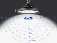 Highbay ufo 150w - pro design smd - dimbaar - koud wit 6500k x (4) - afbeelding 6 van  9