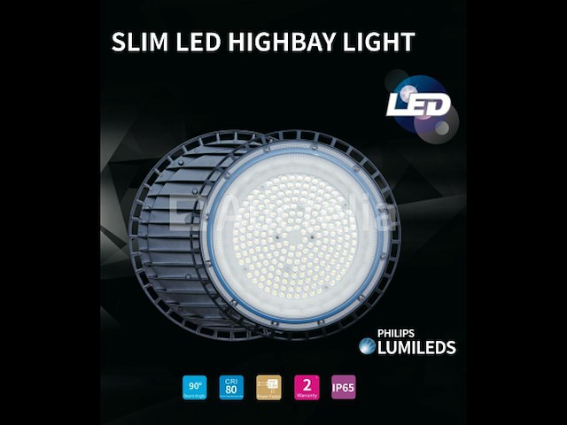 Highbay ufo 180w - slim design smd - koud wit 6500k x (50) - afbeelding 1 van  5
