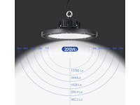 Highbay ufo 200w - pro design smd - dimbaar - koud wit 6500k x (20) - afbeelding 3 van  9