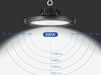 Highbay ufo 200w - pro design smd - dimbaar - koud wit 6500k x (4) - afbeelding 4 van  10