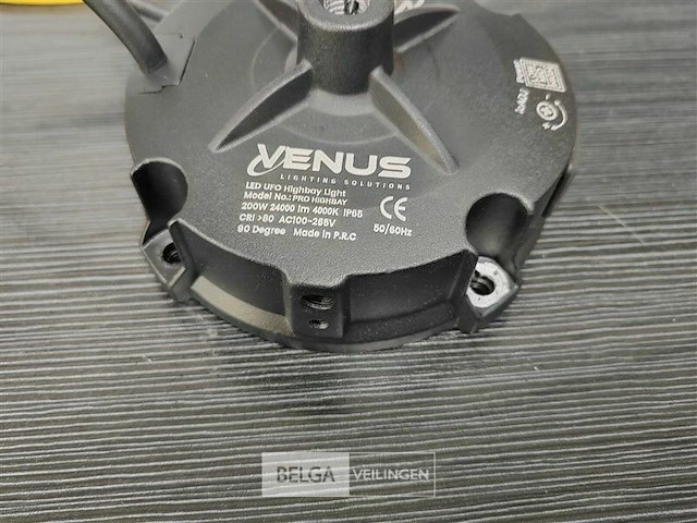 Highbay ufo 200w - pro design smd - dimbaar - neutraal wit 4000k x (4) - afbeelding 7 van  10