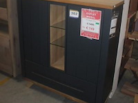 Highboard 2d+1l+3n +led jardin 39900ant antraciet - afbeelding 1 van  3