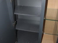 Highboard 2d+1l+3n +led jardin 39900ant antraciet - afbeelding 2 van  3