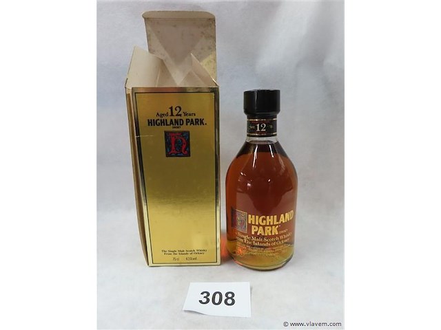 Highland park 12 years old single malt - afbeelding 1 van  7