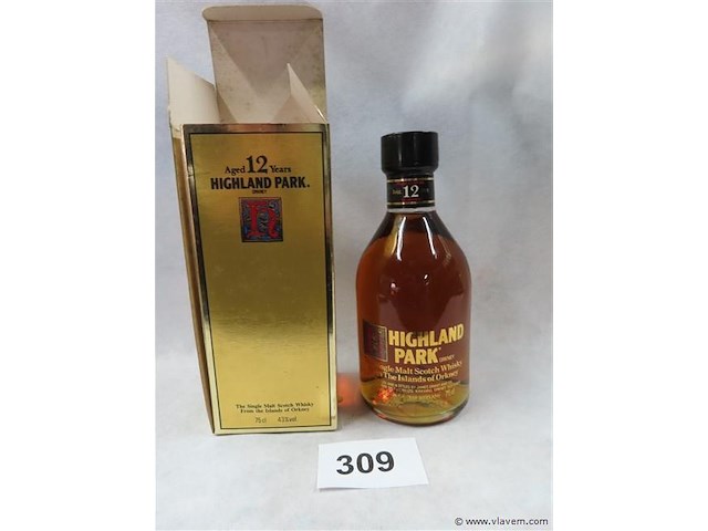 Highland park 12 years old single malt - afbeelding 1 van  8