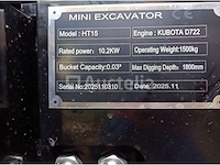 Hightop ht15 mini graafmachine - afbeelding 5 van  5